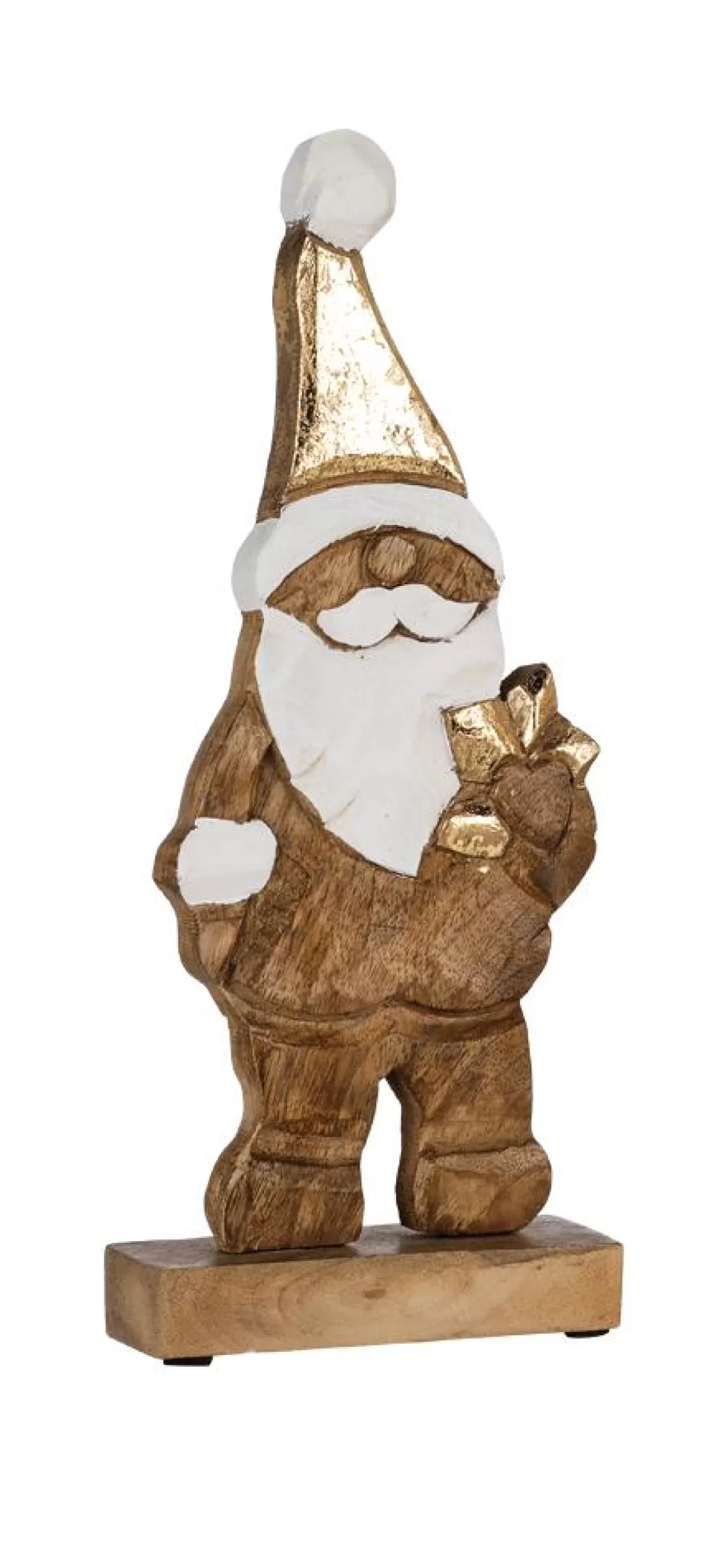 Figuras De Navidad>DecoWoerner Papá Noel De Madera De 32 Cm De Altura marrón