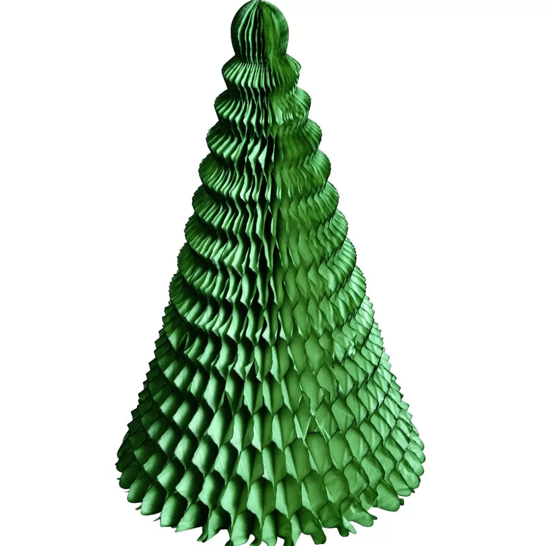 Figuras De Navidad>DecoWoerner Papel De Nido De Abeja Abeto , Altura 40 Cm, verde