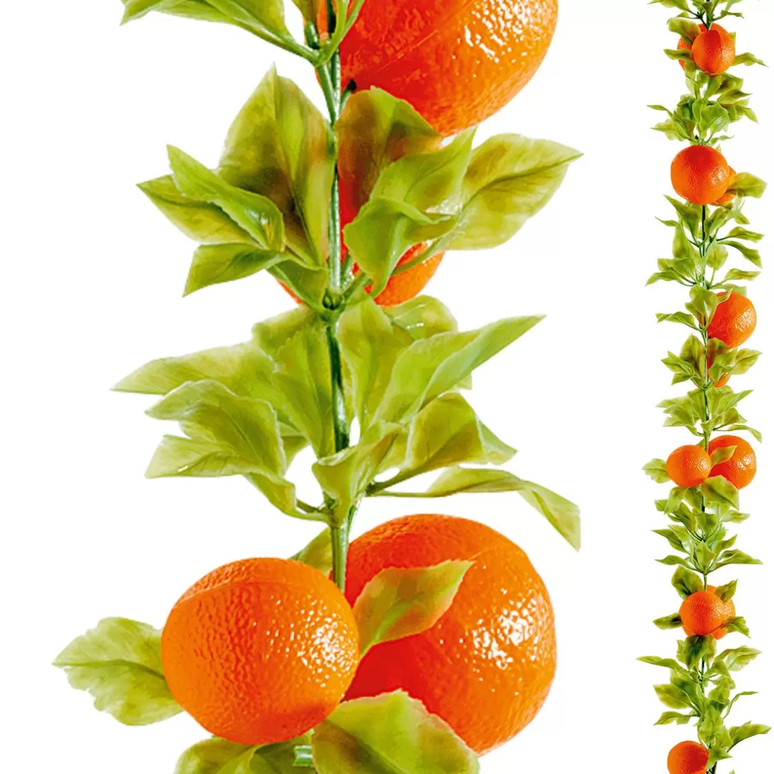 Guirnaldas Y Vides | Frutas>DecoWoerner Parra De Naranjo Artificial 200 Cm naranja