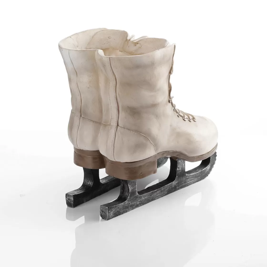 Decoración De Invierno>DecoWoerner Patines Deco 27 Cm blanco