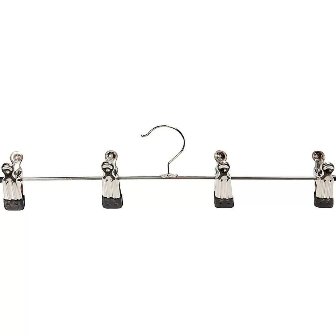 Perchas>DecoWoerner Percha Con Pinzas Quatro 40 Cm, 1 Caja De 50 Piezas plata