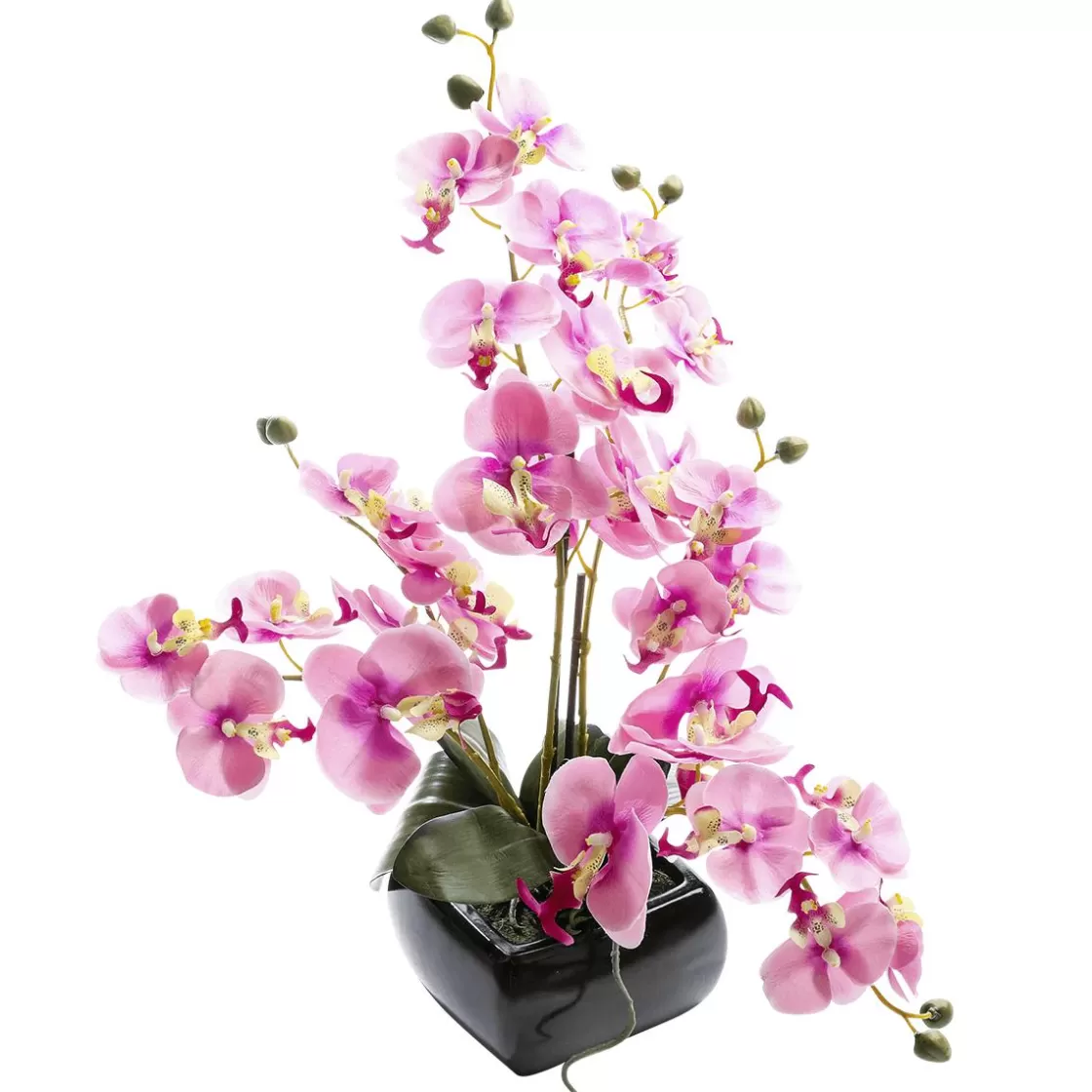 Plantas De Interior | Flores Artificiales>DecoWoerner Planta Artificial Orquídea , 40 Cm rosa