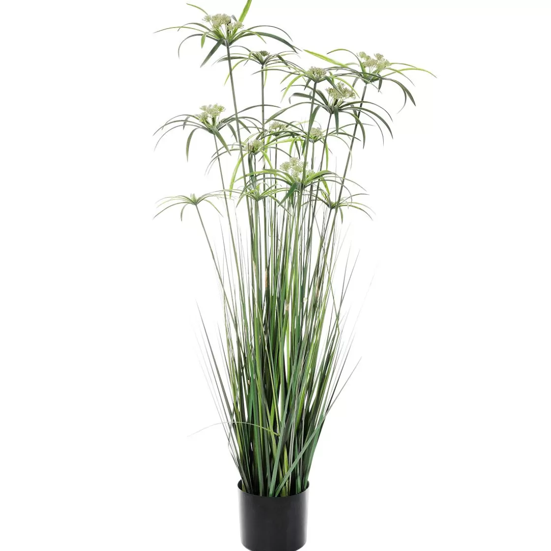 Hierba Decorativa>DecoWoerner Planta De Papiro Artificial En Maceta De 120 Cm verde