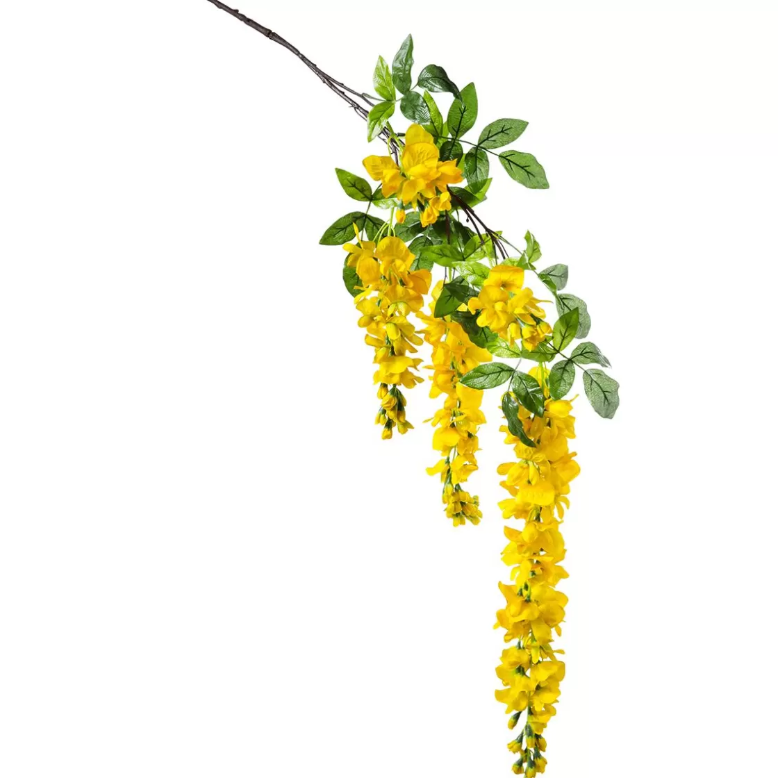 Ramas Y Ramitas | Decoración De Primavera>DecoWoerner Rama Artificial Wisteria Laburnum, 140 Cm, amarillo