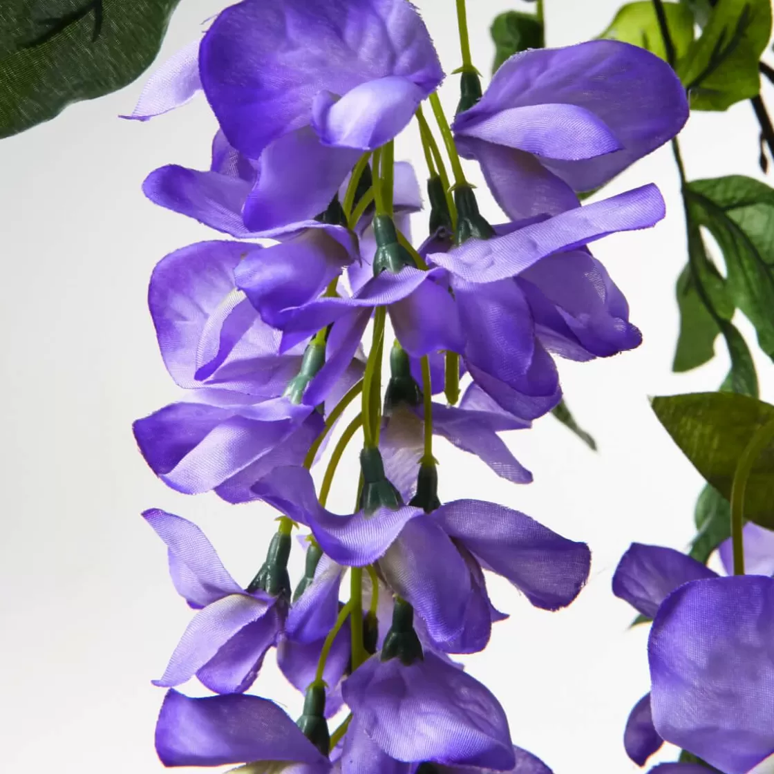 Decoración De Primavera | Ramas Y Ramitas>DecoWoerner Rama Artificial Wisteria Laburnum, 140 Cm, Violeta azul