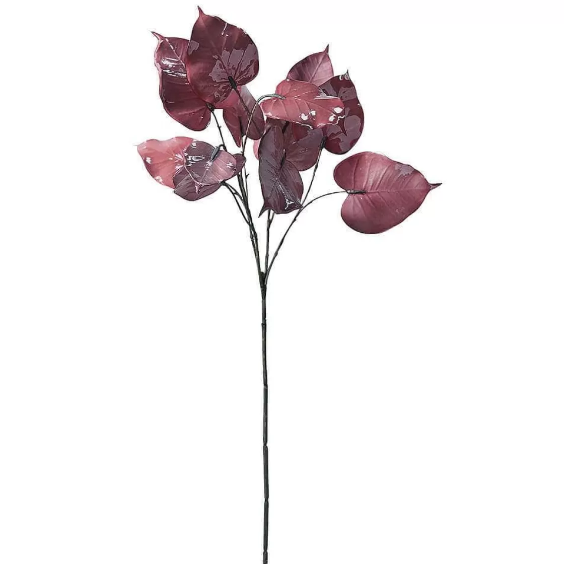 Decoración De Otoño>DecoWoerner Rama Con Fronda Artificial 60 Cm Rosado rojo