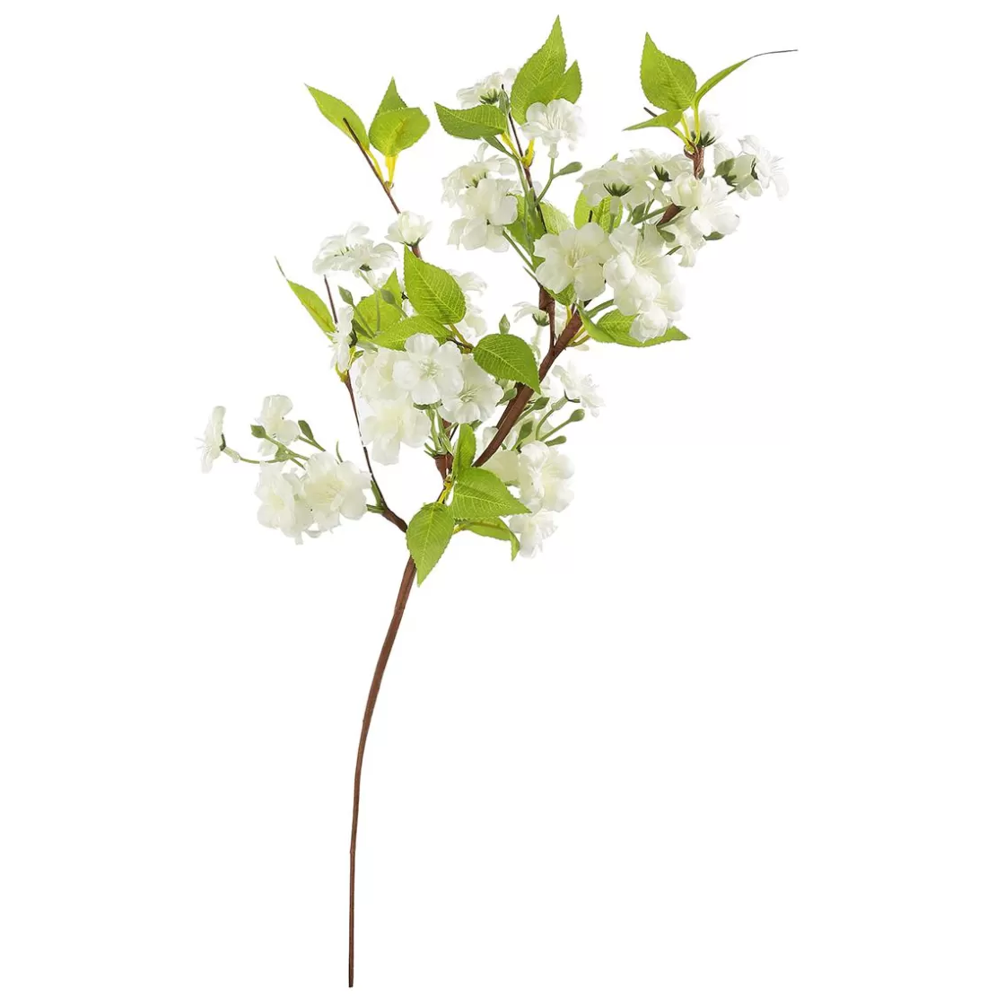 Decoración De Primavera | Ramas Y Ramitas>DecoWoerner Rama De Flores De Cerezo Artificial 65 Cm blanco
