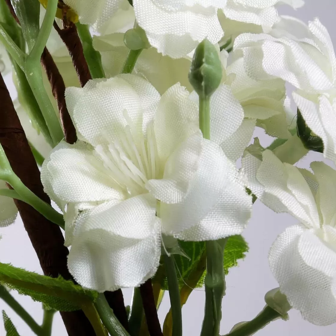 Decoración De Primavera | Ramas Y Ramitas>DecoWoerner Rama De Flores De Cerezo Artificial 65 Cm blanco