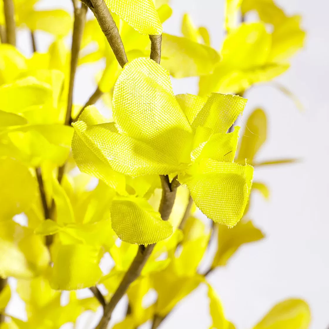 Decoración De Pascua | Decoración De Primavera>DecoWoerner Ramitas De Forsythia Artificiales Atadas En Yute 16 Cm amarillo