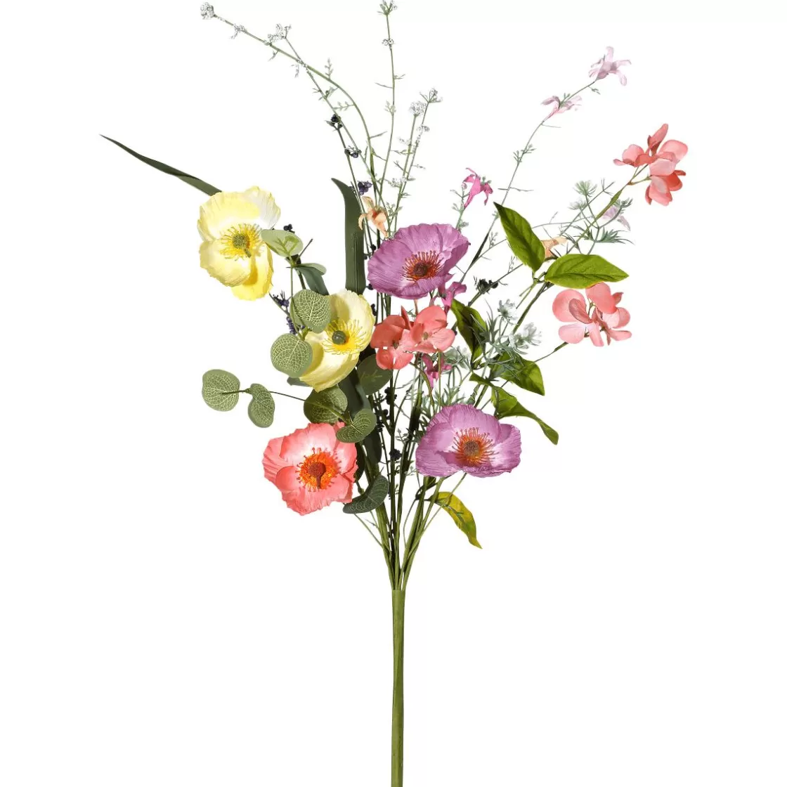 Ramas Y Ramitas | Ramos Y Coronas De Flores>DecoWoerner Ramo Artificial De Cosmea Y Cerezo En Flor 22 X 10 X 54 Cm rosa