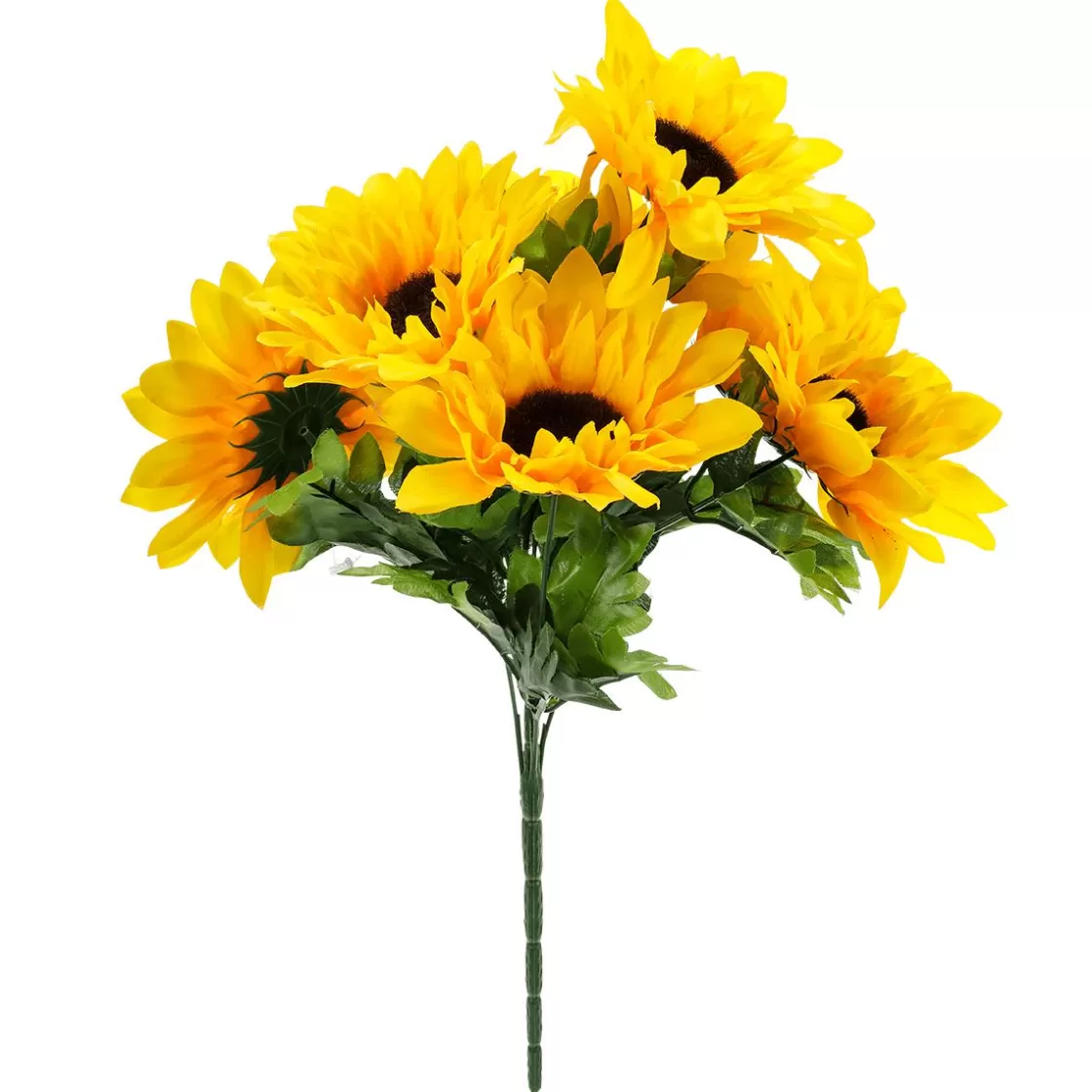 Decoración De Otoño | Ramos Y Coronas De Flores>DecoWoerner Ramo De Girasoles, Altura 45 Cm amarillo