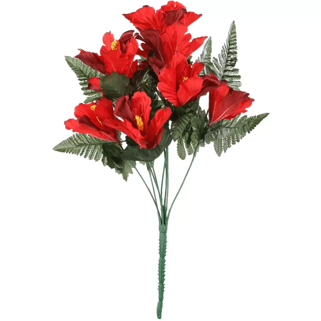 Decoración De Verano | Ramos Y Coronas De Flores>DecoWoerner Ramo De Hibisco Artificial, 46 Cm, rojo