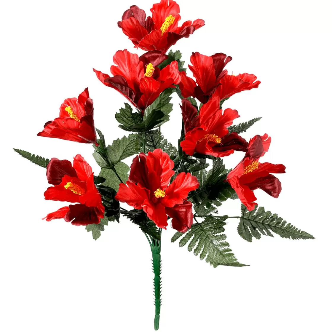 Decoración De Verano | Ramos Y Coronas De Flores>DecoWoerner Ramo De Hibisco Artificial, 46 Cm, rojo