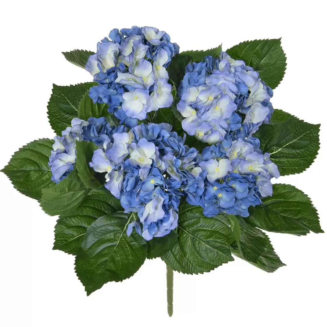 Ramos Y Coronas De Flores | Flores Artificiales>DecoWoerner Ramo De Hortensias Artificiales , Ignífugo 45 Cm azul