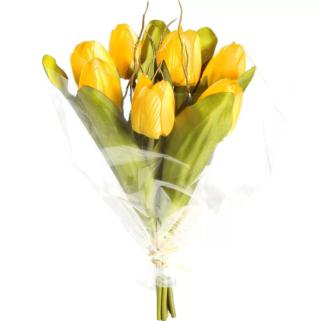 Decoración De Primavera | Ramos Y Coronas De Flores>DecoWoerner Ramo De Tulipanes Artificial , 30 Cm amarillo