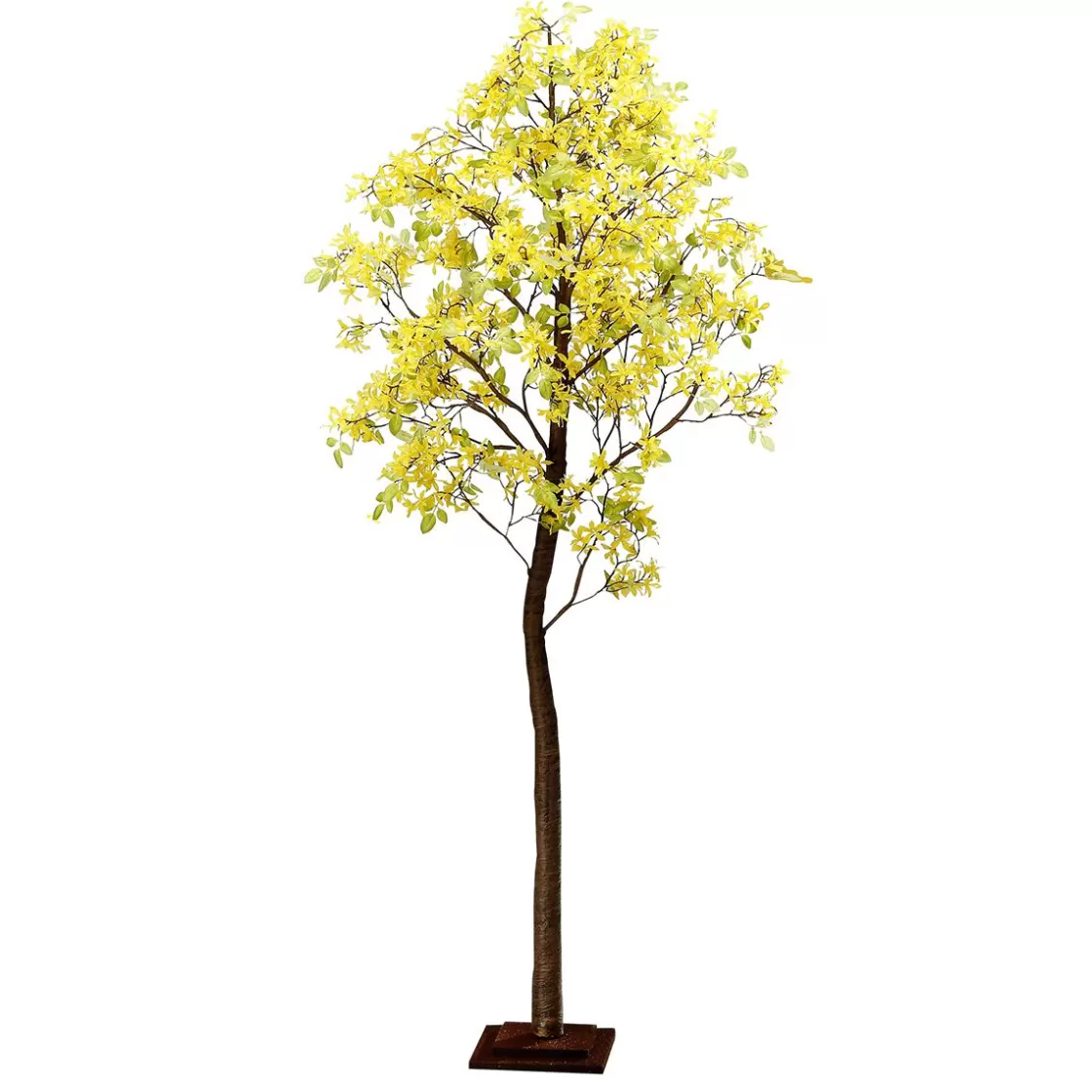 Árboles Artificiales>DecoWoerner Árbol Artificial De Forsythia Con Soporte 200 Cm amarillo