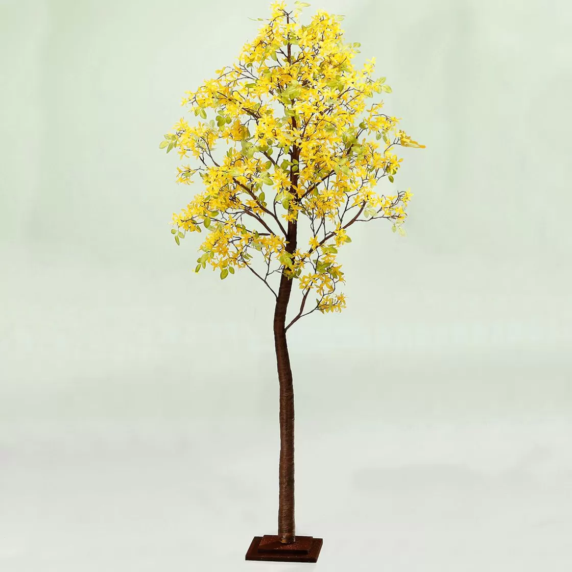 Árboles Artificiales>DecoWoerner Árbol Artificial De Forsythia Con Soporte 200 Cm amarillo