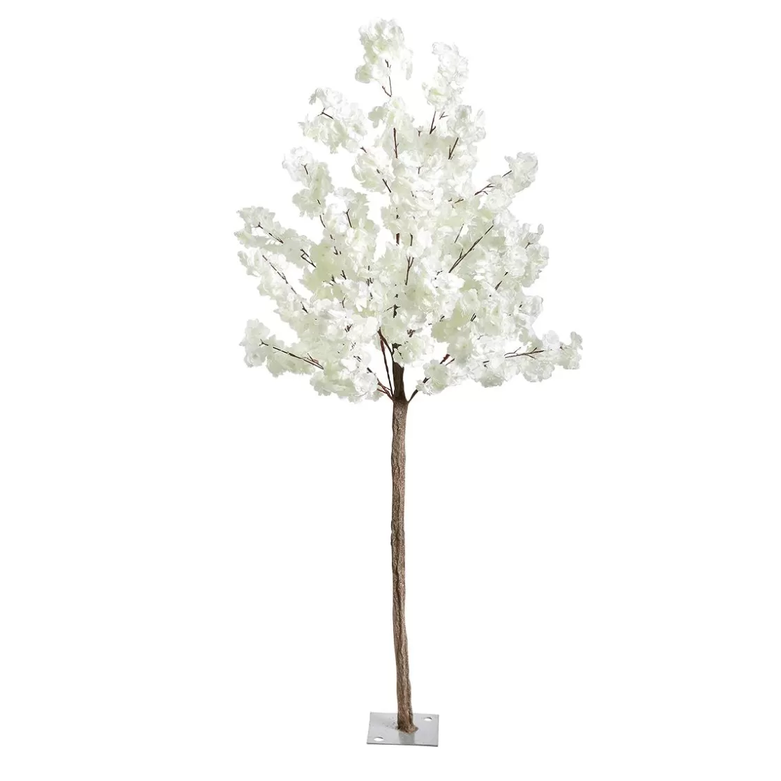 Decoración De Primavera | Árboles Artificiales>DecoWoerner Árbol Con Flores De Cerezo, 180 Cm blanco