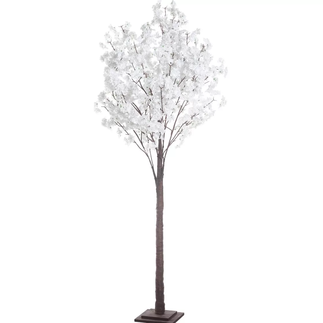 Decoración De Primavera | Árboles Artificiales>DecoWoerner Árbol Con Flores De Cerezo, 200 Cm blanco