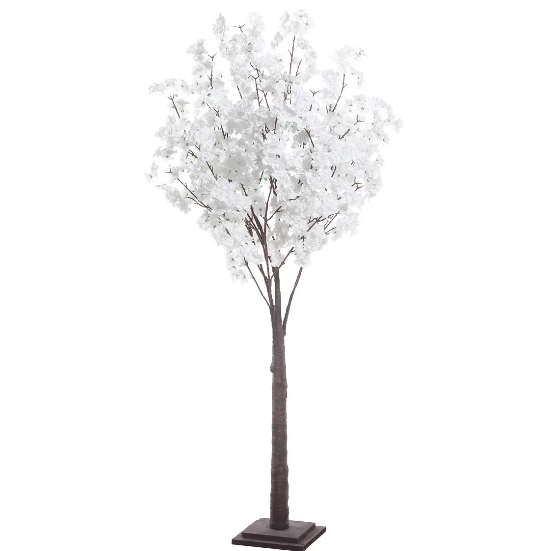 Decoración De Primavera | Árboles Artificiales>DecoWoerner Árbol Con Flores De Cerezo Artificial , 160 Cm blanco