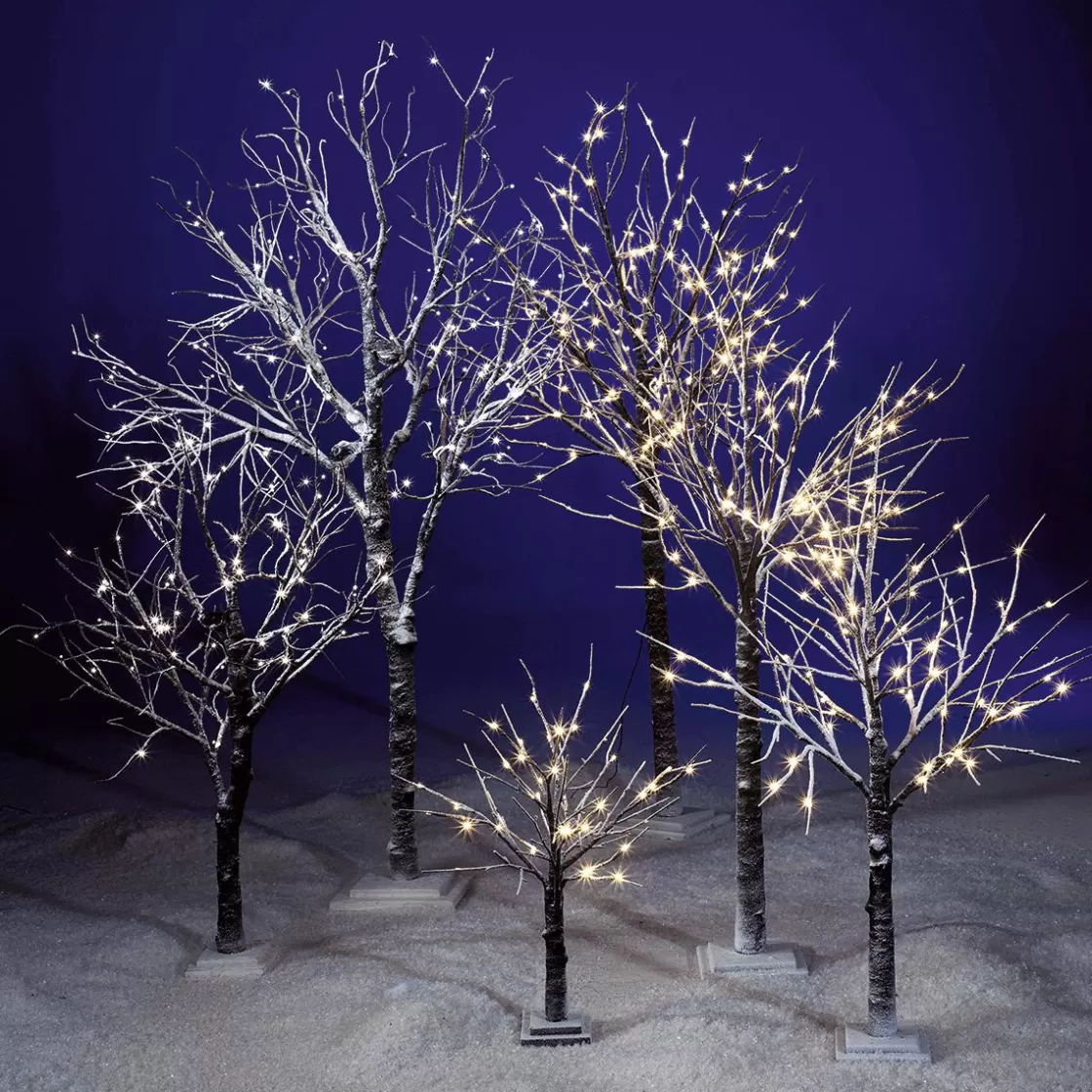 Decoración De Invierno | Árboles Artificiales>DecoWoerner Árbol Con LED Operado Por Batería 70 Cm marrón