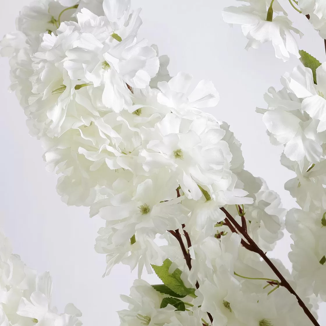 Decoración De Primavera | Árboles Artificiales>DecoWoerner Árbol De Cerezo Artificial Con Placa De Soporte, 140 Cm blanco