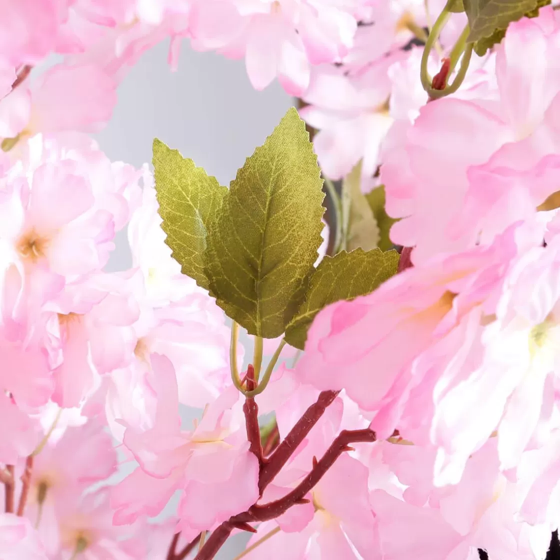 Decoración De Primavera | Árboles Artificiales>DecoWoerner Árbol De Cerezo Artificial Con Placa De Soporte, 180 Cm rosa