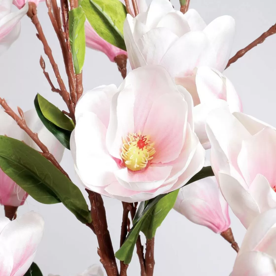 Decoración De Primavera | Árboles Artificiales>DecoWoerner Árbol De Flores De Magnolia Artificial, 180 Cm rosa