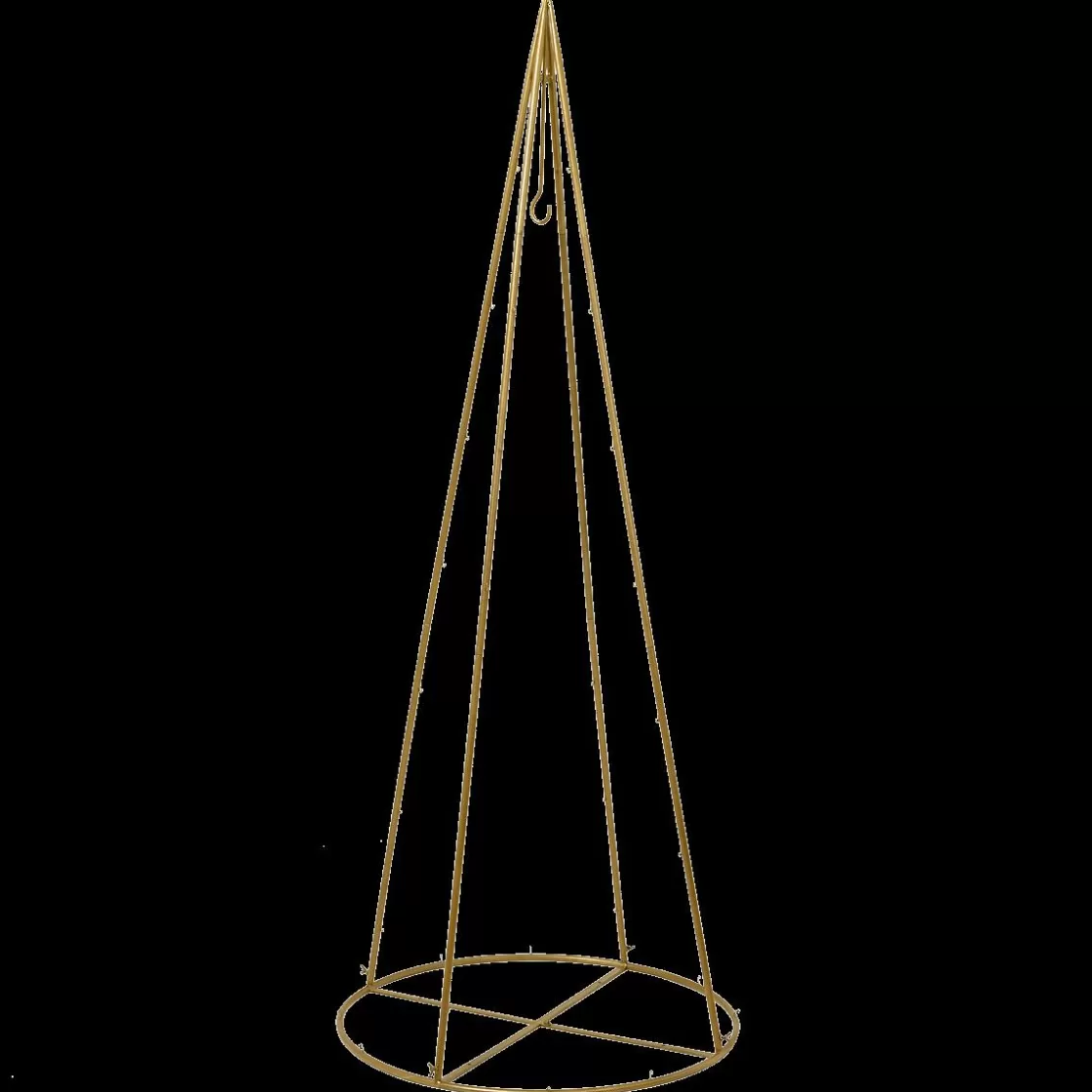 Decoración Navideña Xxl>DecoWoerner Árbol De Metal Deco, Dorado 180 X 72 Cm oro