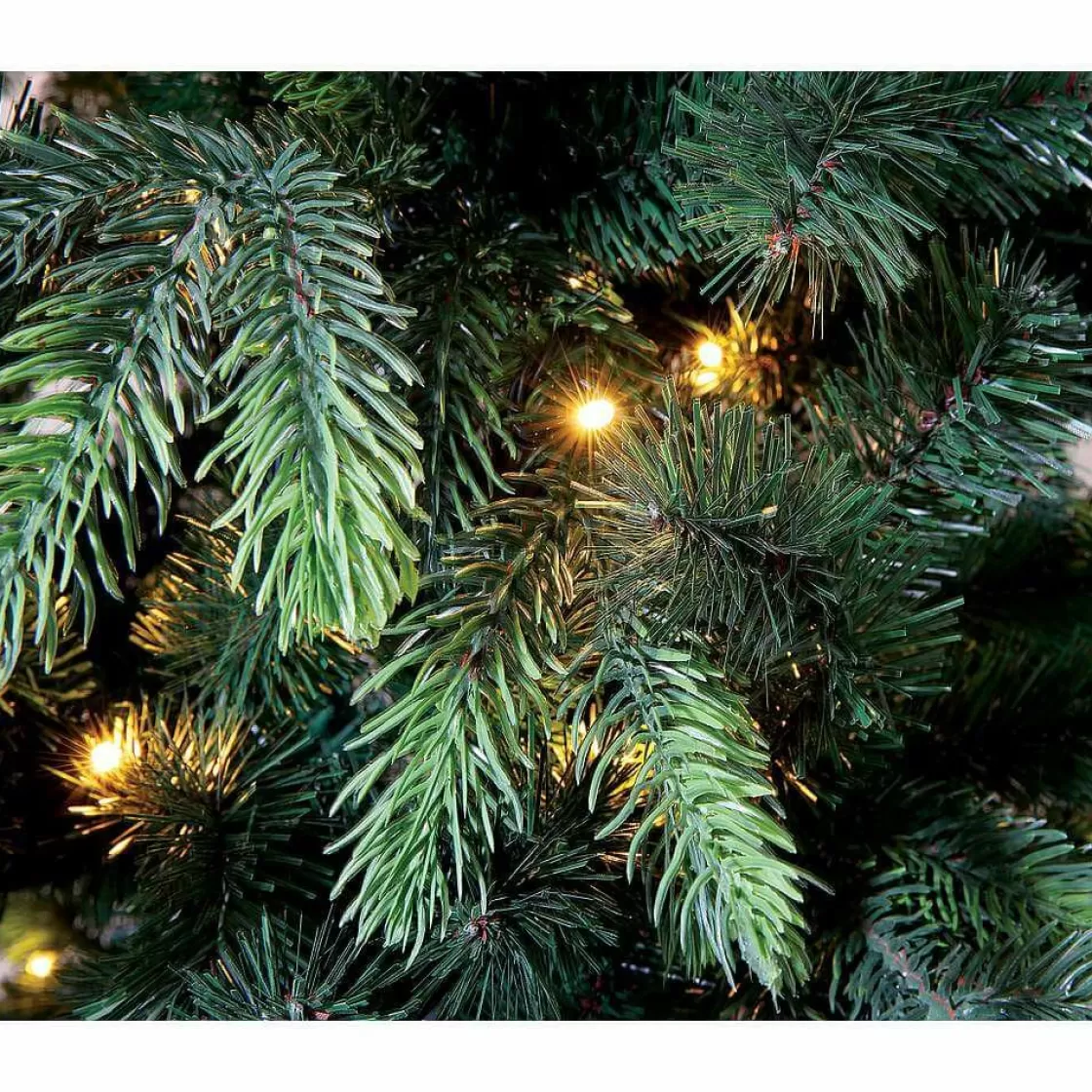 Árboles De Navidad Artificiales>DecoWoerner Árbol De Navidad Artificial Abeto Noble Con LED 180 Cm verde