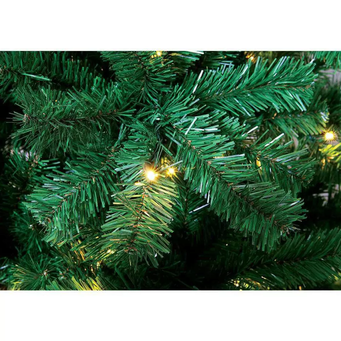 Árboles De Navidad Artificiales>DecoWoerner Árbol De Navidad Artificial Estrecho Con LED 150 Cm verde