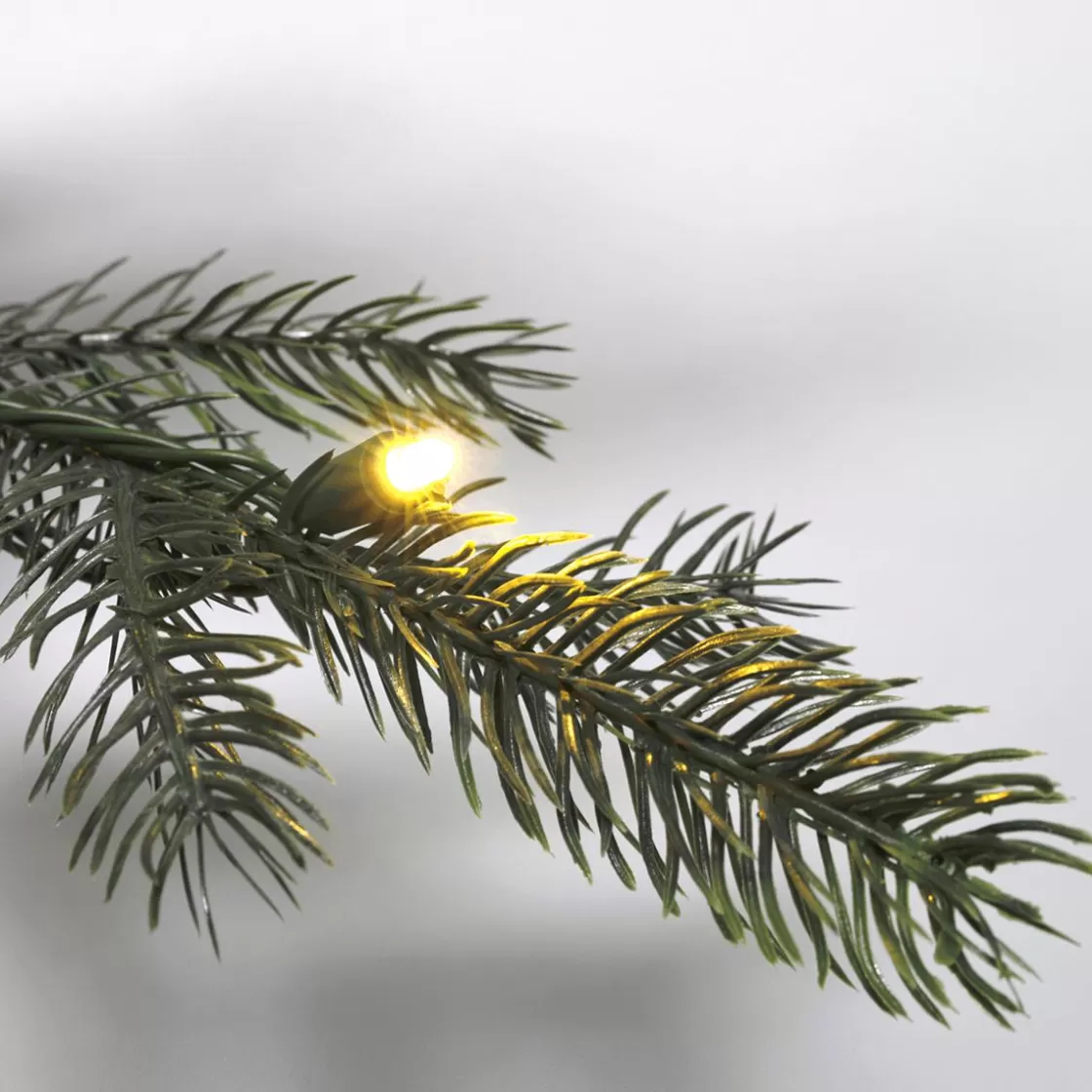 Árboles De Navidad Artificiales>DecoWoerner Árbol De Navidad Artificial Nordmann Abeto Con LED 150 Cm verde