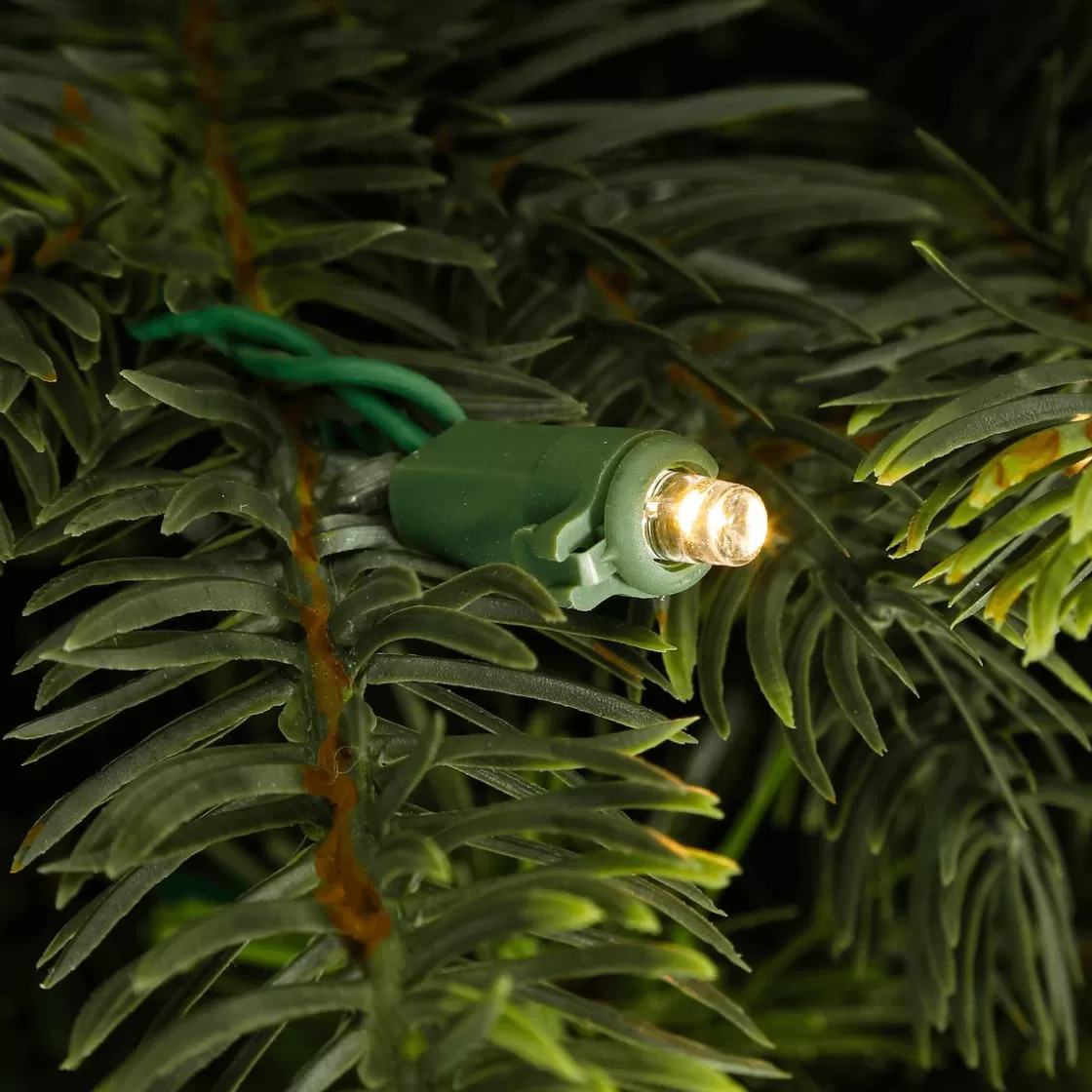 Árboles De Navidad Artificiales>DecoWoerner Árbol De Navidad Artificial Nordmann Abeto Con LED 180 Cm verde