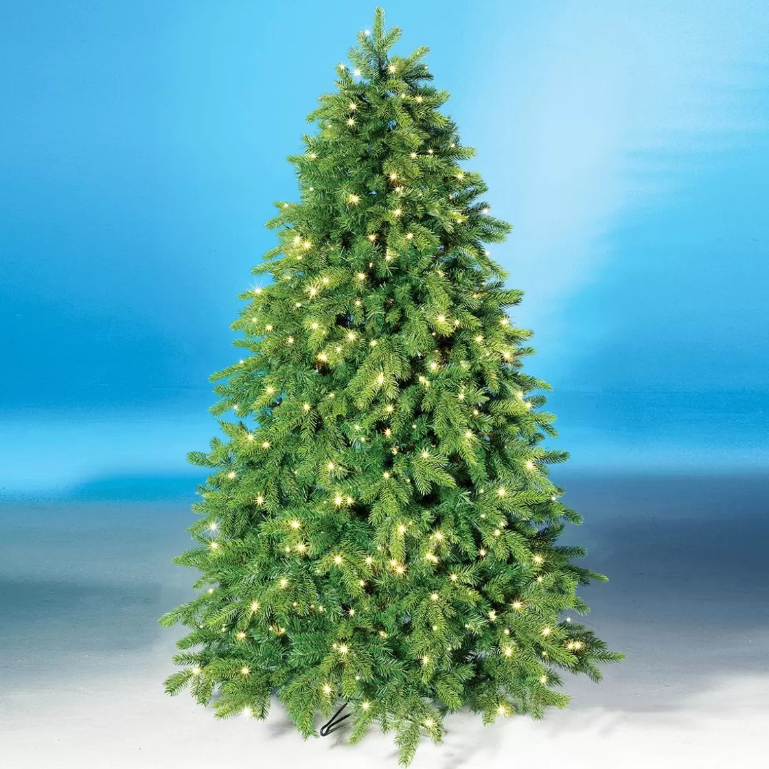 Árboles De Navidad Artificiales>DecoWoerner Árbol De Navidad Artificial Nordmann Abeto Con LED 180 Cm verde