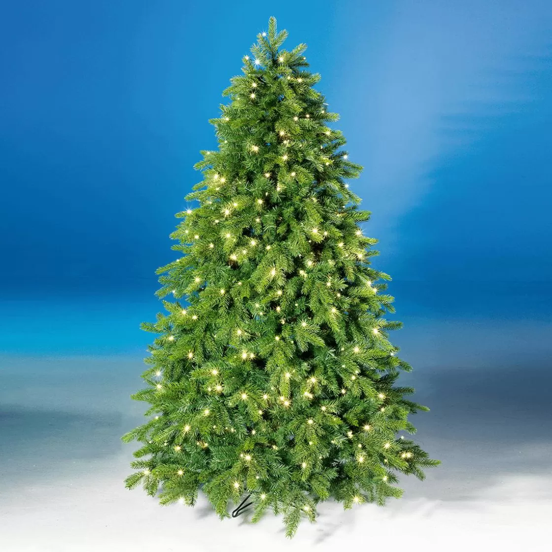 Árboles De Navidad Artificiales>DecoWoerner Árbol De Navidad Artificial Nordmann Abeto Con LED 240 Cm verde