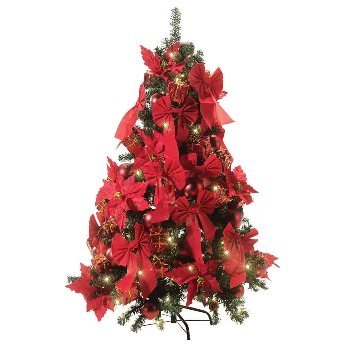 Árboles De Navidad Artificiales>DecoWoerner Árbol De Navidad Con Luz LED, Altura 180 Cm rojo