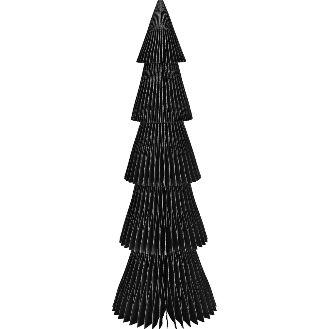 Decoración De Invierno | Árboles De Mesa Y Ramas De Abeto>DecoWoerner Árbol De Navidad De Papel, 60 Cm, negro