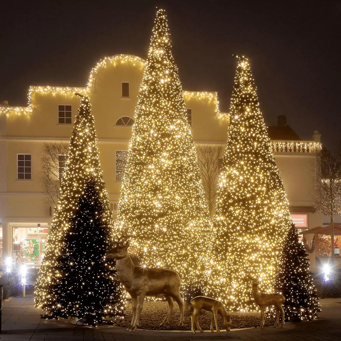 Árboles Gigantescos>DecoWoerner Árbol Gigante Con LED Cálido, Exterior, 440 Cm verde