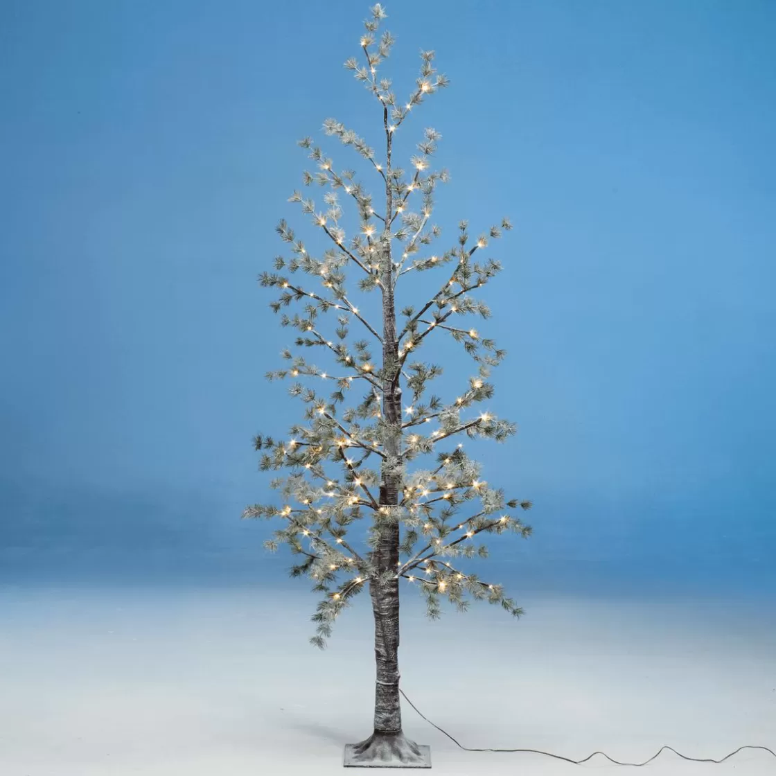 Árboles Artificiales | Luces De Navidad>DecoWoerner Árbol LED Blanco Cálido 210 Cm marrón