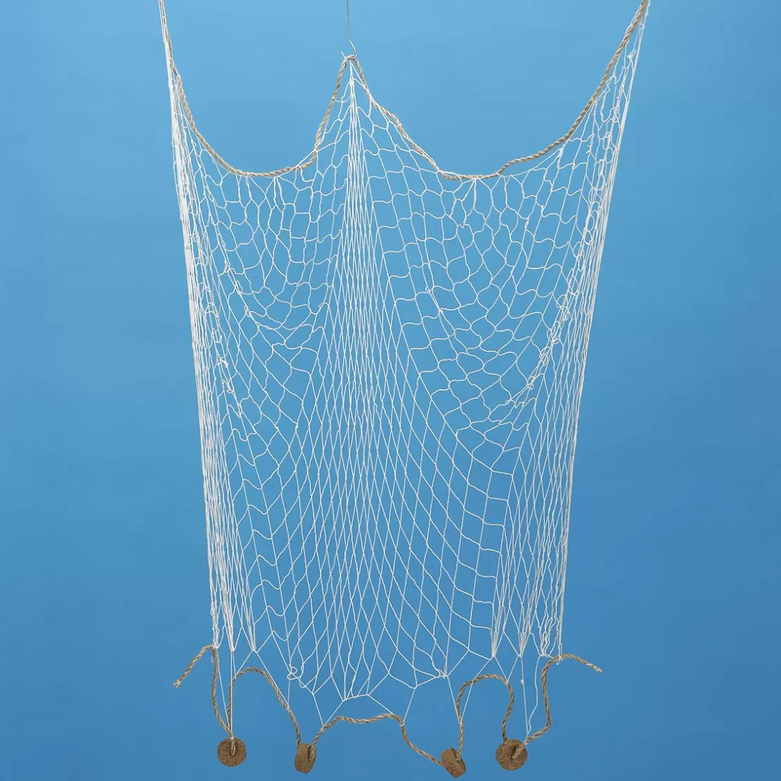 Decoración De Verano>DecoWoerner Red De Pesca Con Flotadores 150 X 100 Cm marrón
