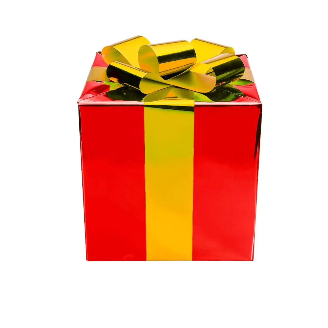 Figuras De Navidad>DecoWoerner Regalo De Navidad 30 Cm Con Lazo Dorado rojo