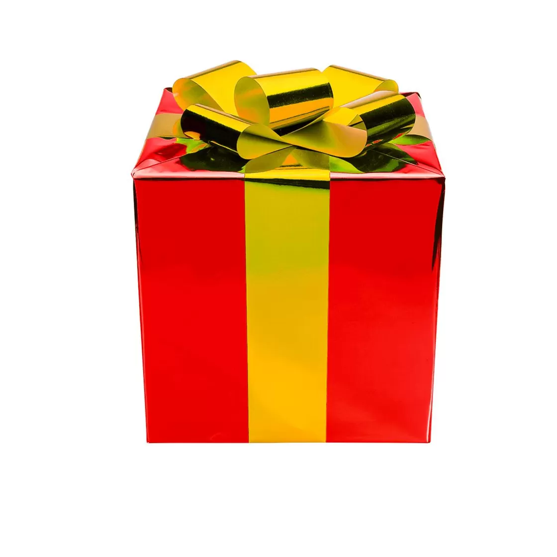 Figuras De Navidad | Decoración Navideña Xxl>DecoWoerner Regalo De Navidad 40 Cm Con Lazo Dorado rojo