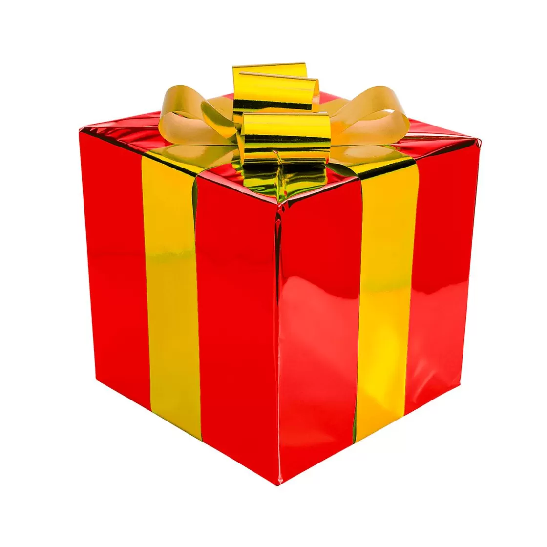Figuras De Navidad | Decoración Navideña Xxl>DecoWoerner Regalo De Navidad 40 Cm Con Lazo Dorado rojo