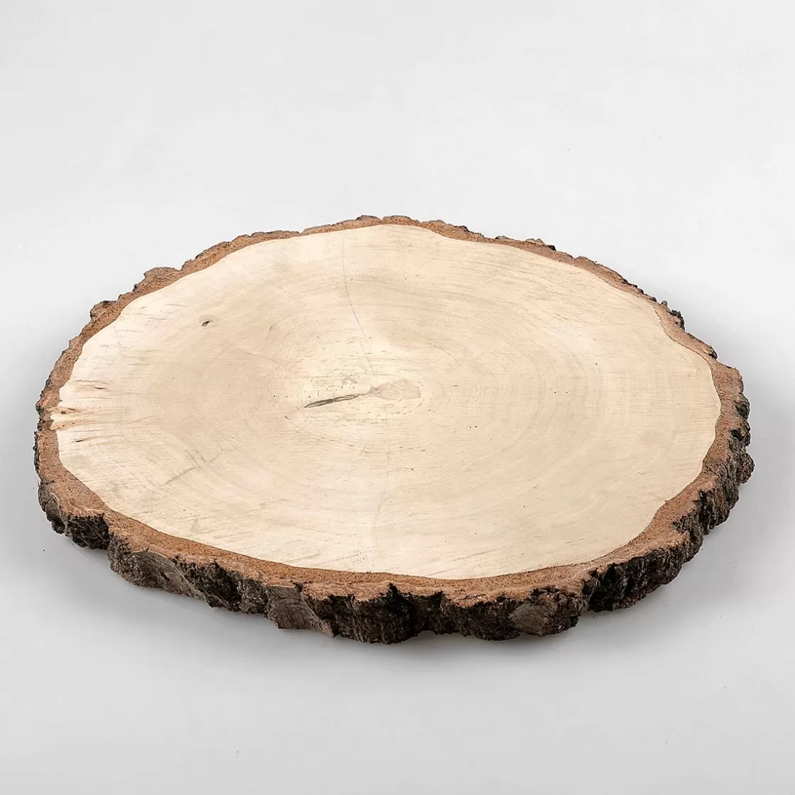 Decoración Natural>DecoWoerner Rodaja Decorativa De Madera De Abedul De Unos 30 Cm De Diámetro Madera natural