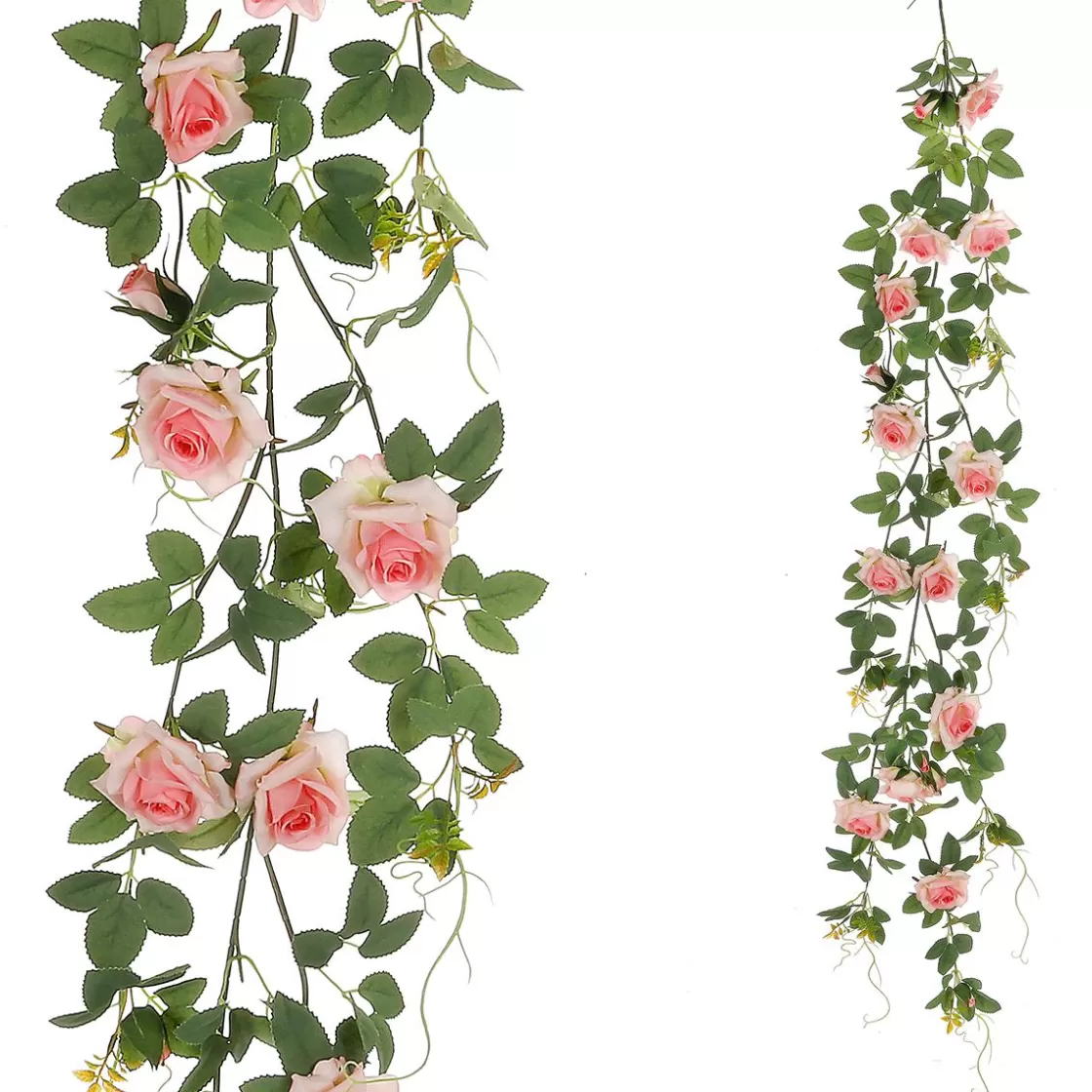 Guirnaldas Y Vides | Flores Artificiales>DecoWoerner l Artificial , 125 Cm Con Azada rosa