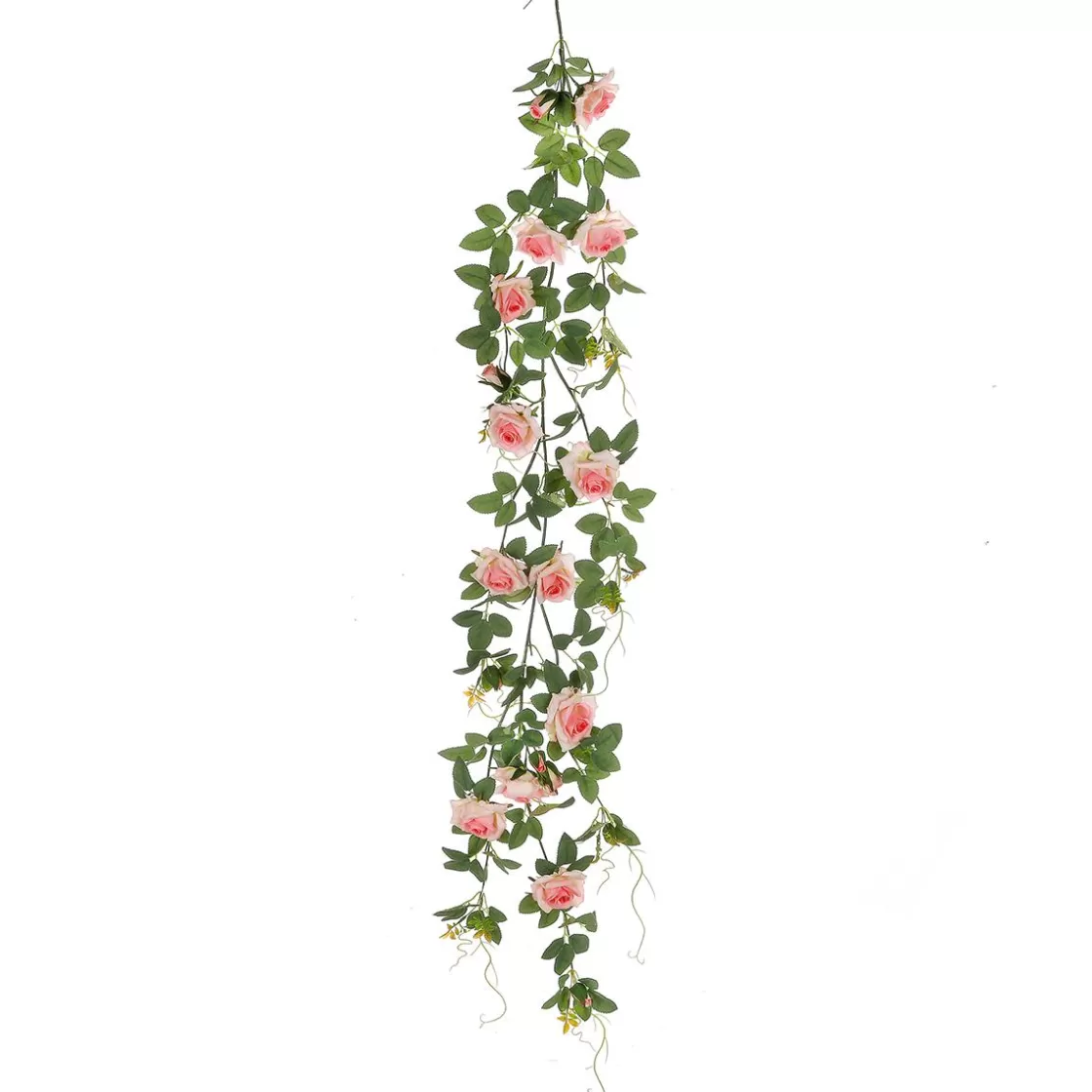 Guirnaldas Y Vides | Flores Artificiales>DecoWoerner l Artificial , 125 Cm Con Azada rosa