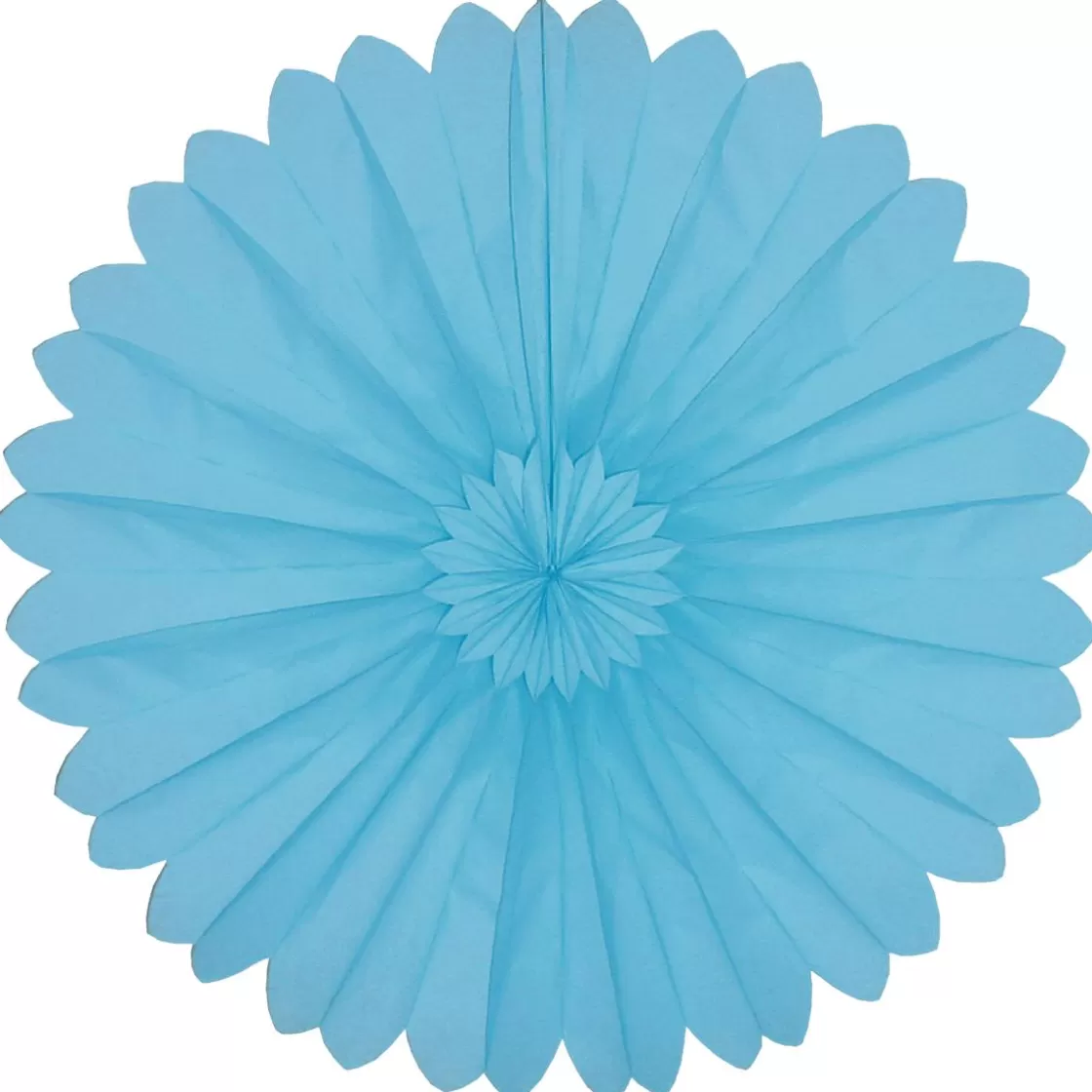 Decoración Temática | Decoración De Verano>DecoWoerner Rosetón De Papel Ignífugo 100 Cm Claro azul