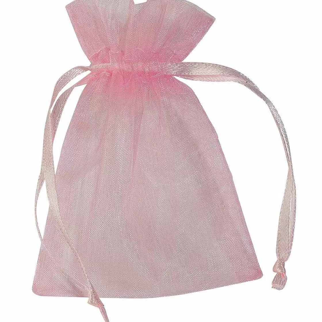 Bolsitas Con Cordón>DecoWoerner Saquitos De Organza 10 Cm, 50 Piezas, do rosa