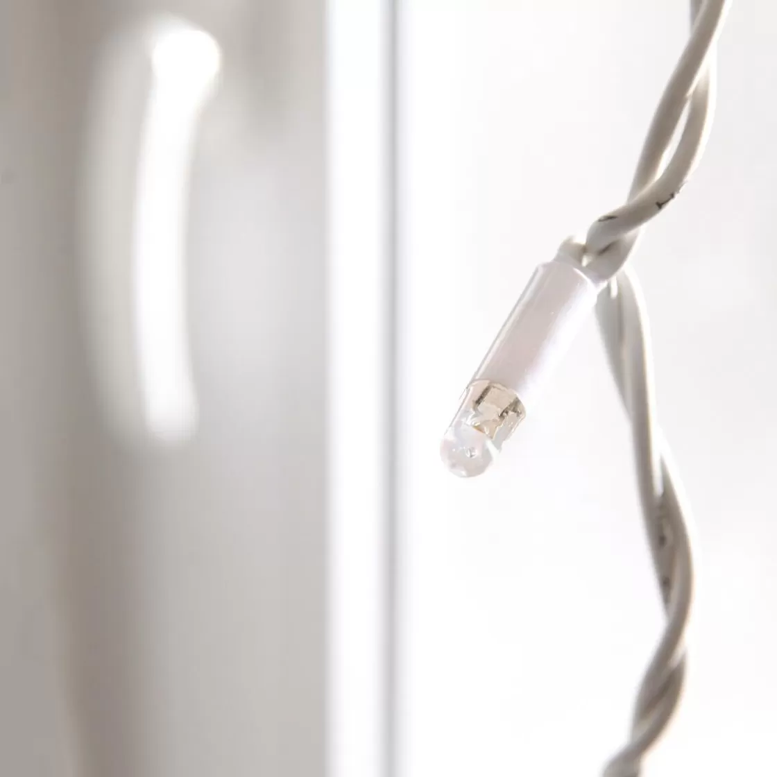 Luces De Navidad>DecoWoerner Sistema Profesional De Cortina De Luz LED IP67, 300 Cm Sin Cable De Alimentación, blanco