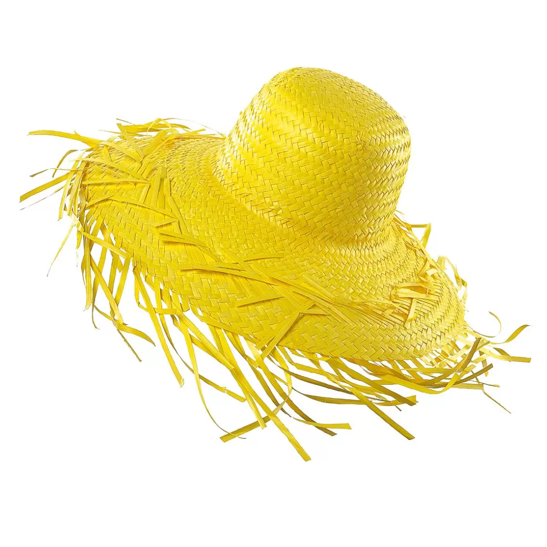 Decoración De Verano>DecoWoerner Sombrero De Paja Decorativo, Color amarillo